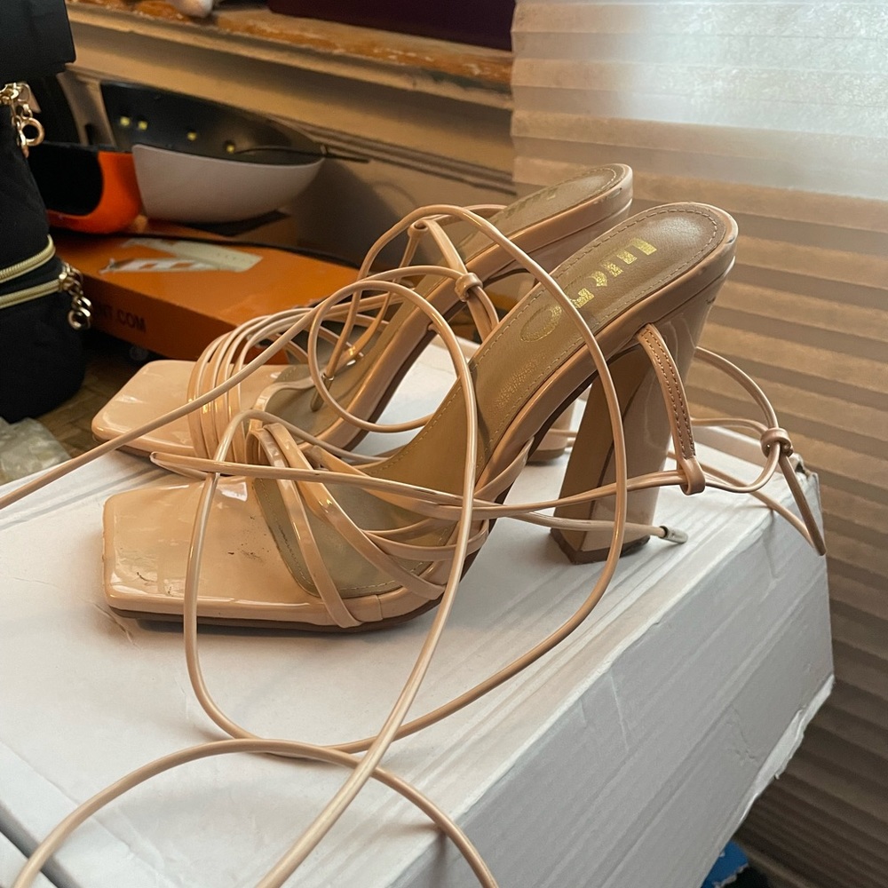 EGO Nude Be-You heels - Picture 2 of 3